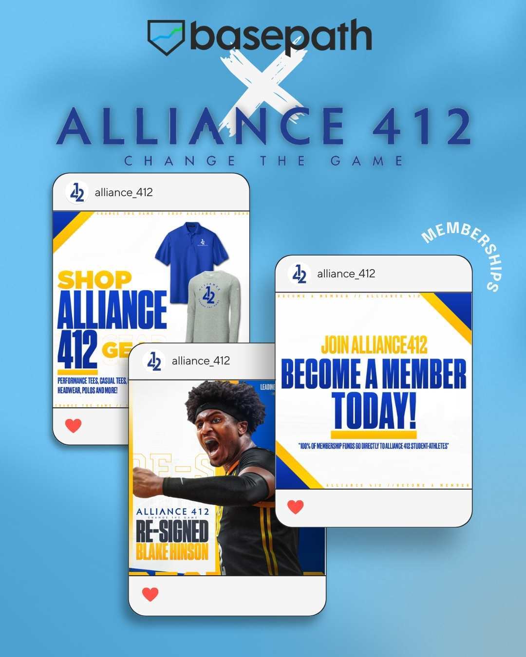 Featured image for “Alliance 412 Collective Chooses Basepath as its Exclusive NIL Operations Software for Membership Management”